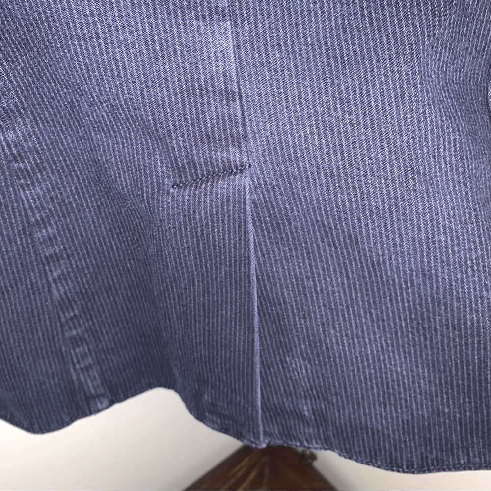 Banana Republic Denim Pinstripe Blazer - Picture 8 of 11